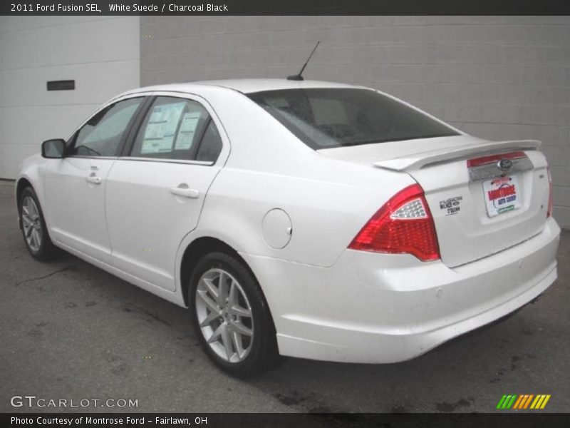 White Suede / Charcoal Black 2011 Ford Fusion SEL