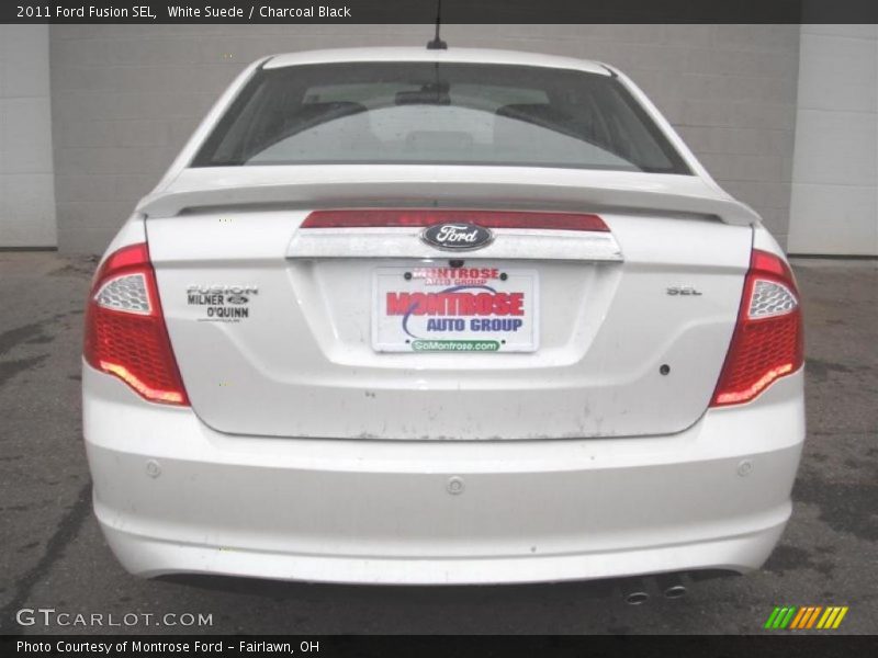 White Suede / Charcoal Black 2011 Ford Fusion SEL