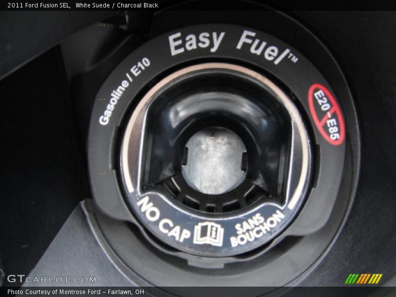 White Suede / Charcoal Black 2011 Ford Fusion SEL