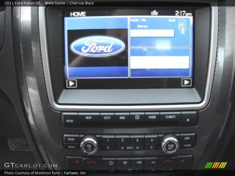 White Suede / Charcoal Black 2011 Ford Fusion SEL