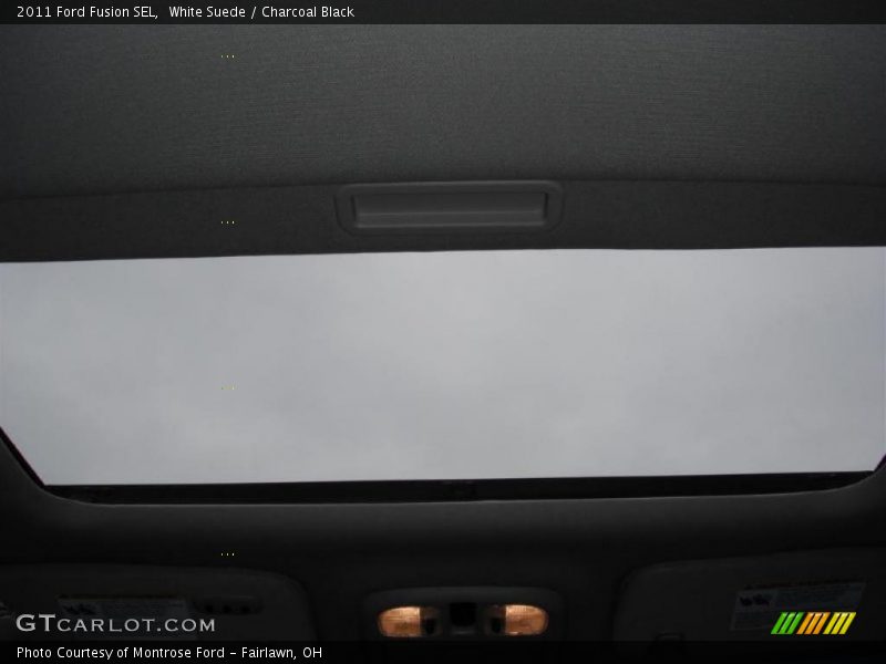 White Suede / Charcoal Black 2011 Ford Fusion SEL