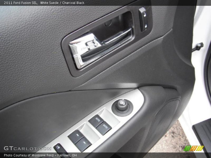 White Suede / Charcoal Black 2011 Ford Fusion SEL