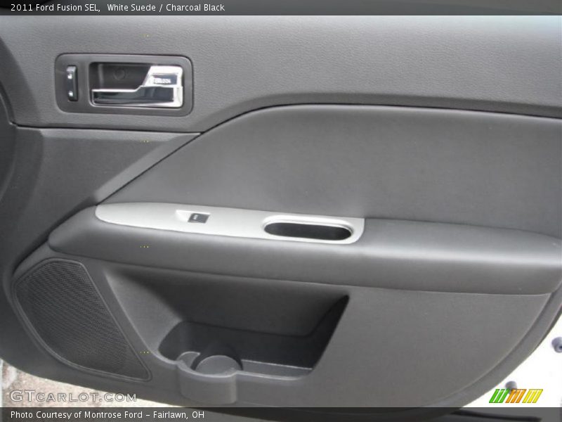 White Suede / Charcoal Black 2011 Ford Fusion SEL