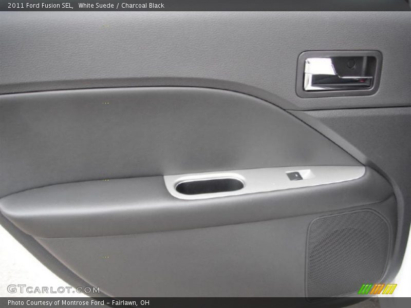 White Suede / Charcoal Black 2011 Ford Fusion SEL