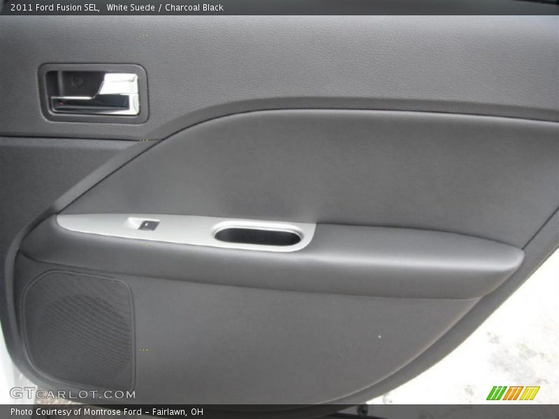 White Suede / Charcoal Black 2011 Ford Fusion SEL