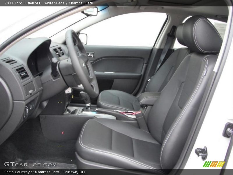 White Suede / Charcoal Black 2011 Ford Fusion SEL