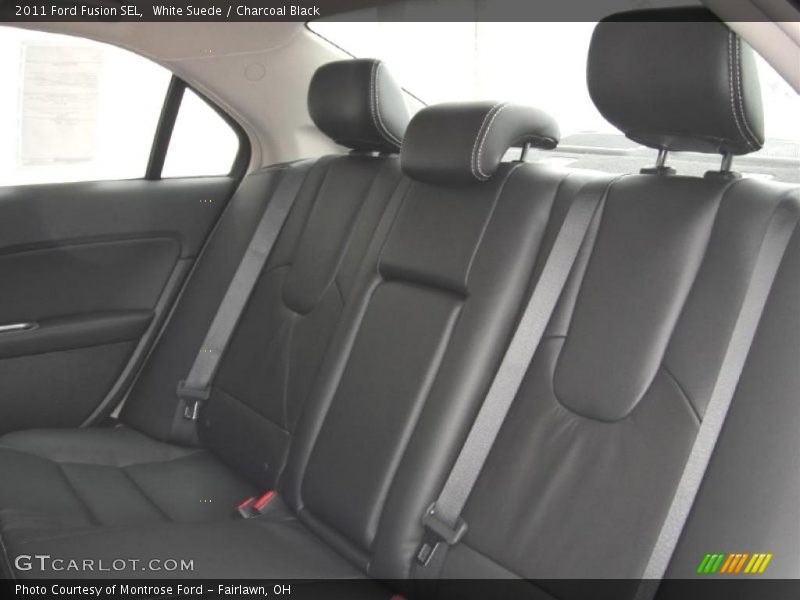 White Suede / Charcoal Black 2011 Ford Fusion SEL