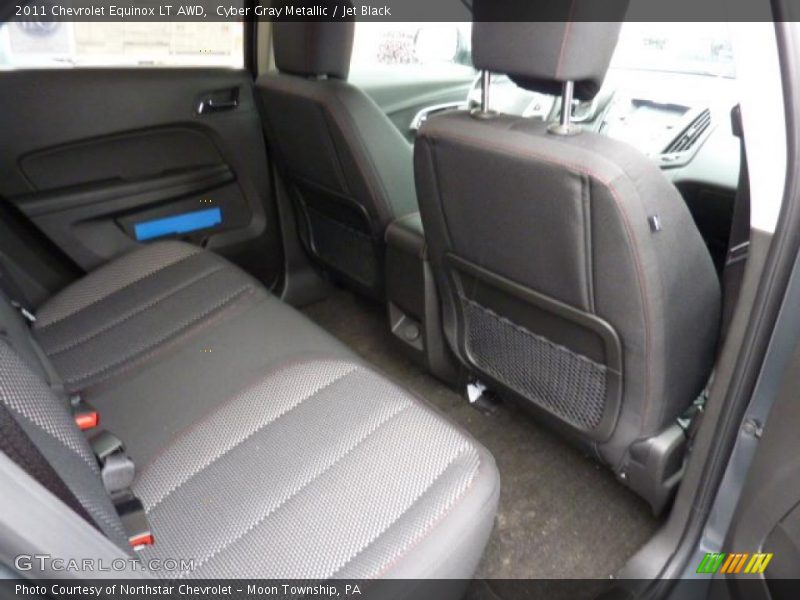 Cyber Gray Metallic / Jet Black 2011 Chevrolet Equinox LT AWD