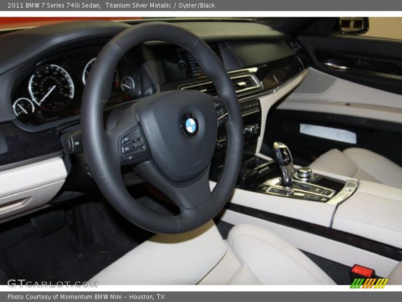 2011 7 Series 740i Sedan Oyster/Black Interior
