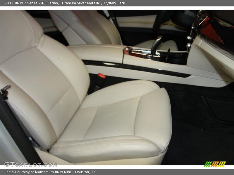 Titanium Silver Metallic / Oyster/Black 2011 BMW 7 Series 740i Sedan