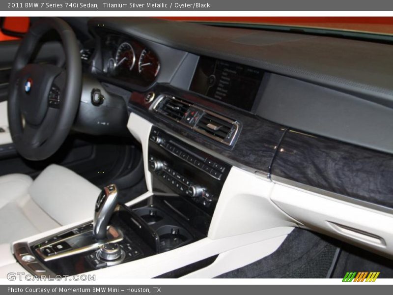 Titanium Silver Metallic / Oyster/Black 2011 BMW 7 Series 740i Sedan