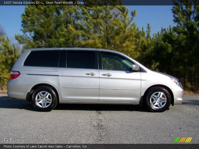 Silver Pearl Metallic / Gray 2007 Honda Odyssey EX-L