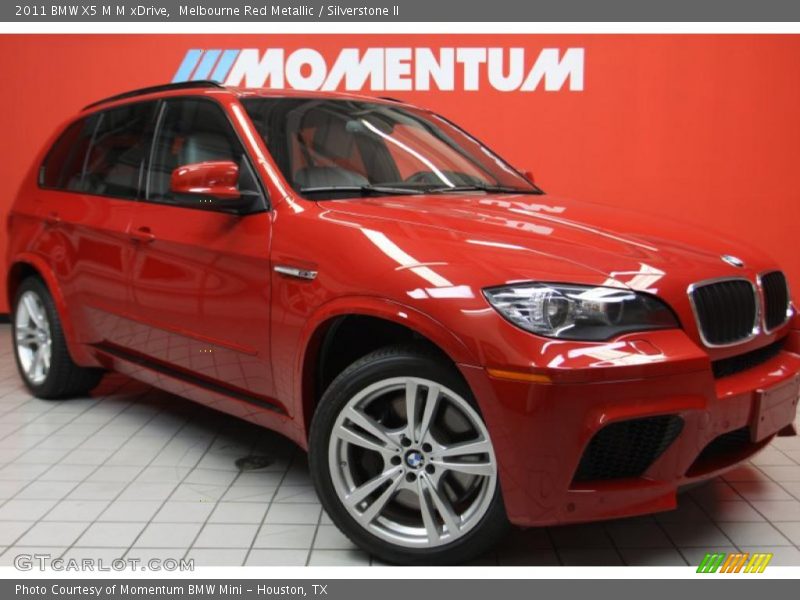 Melbourne Red Metallic / Silverstone II 2011 BMW X5 M M xDrive