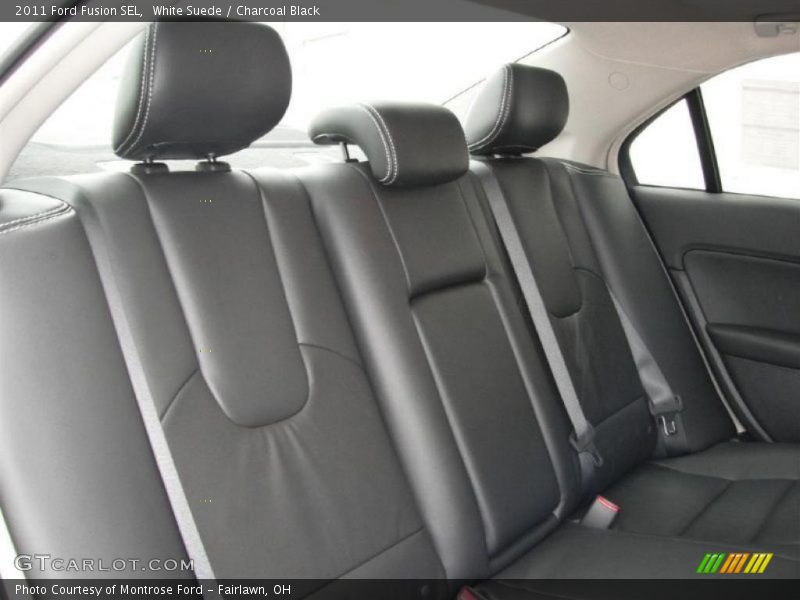 White Suede / Charcoal Black 2011 Ford Fusion SEL