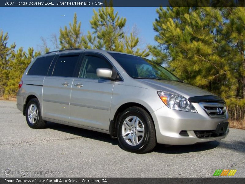 Silver Pearl Metallic / Gray 2007 Honda Odyssey EX-L