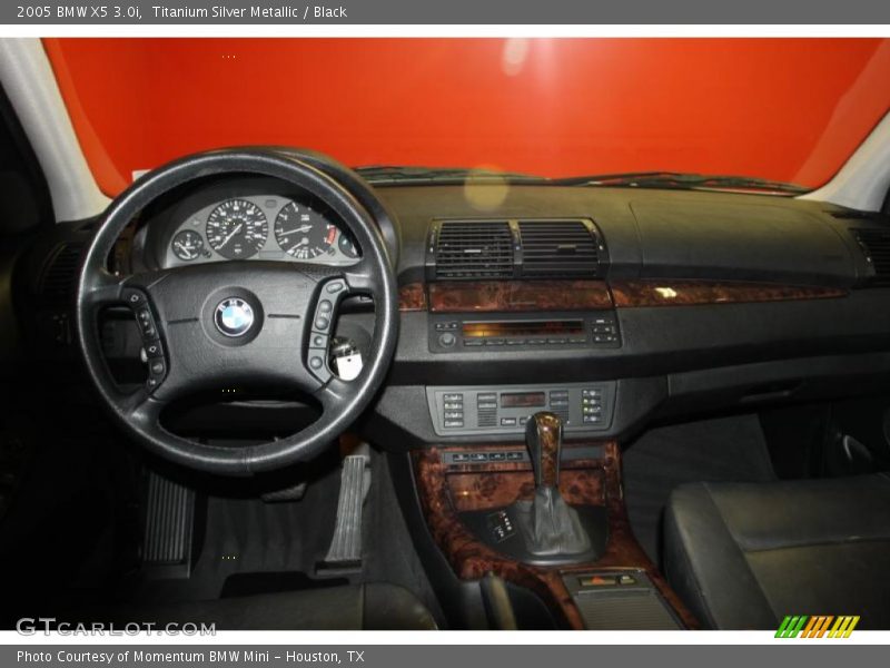 Titanium Silver Metallic / Black 2005 BMW X5 3.0i