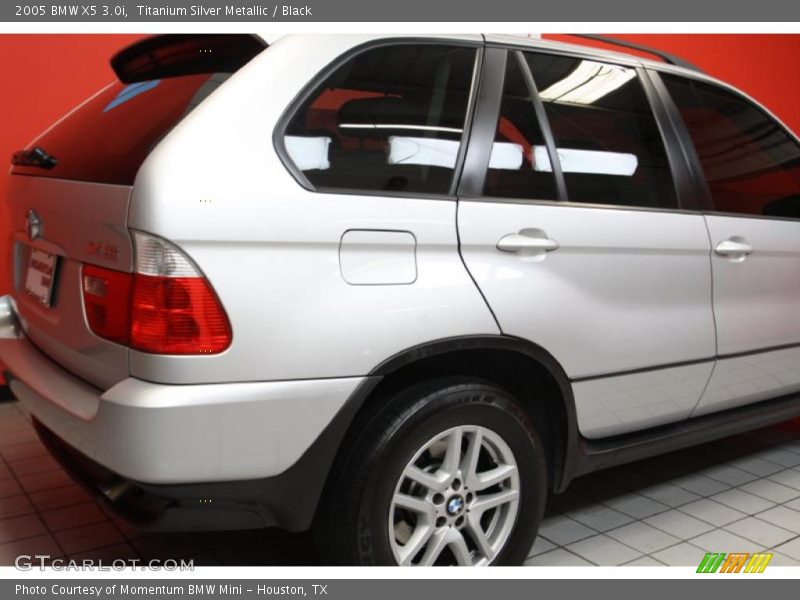 Titanium Silver Metallic / Black 2005 BMW X5 3.0i