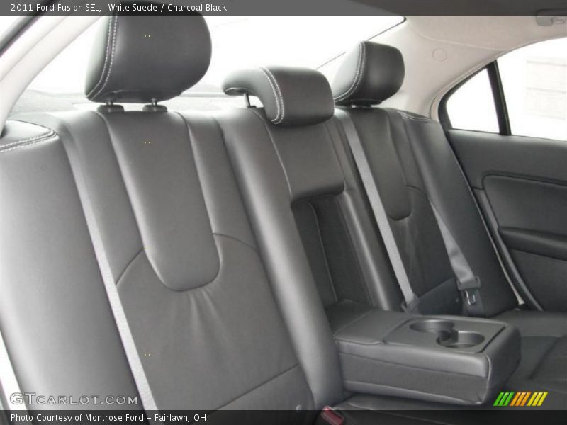 White Suede / Charcoal Black 2011 Ford Fusion SEL