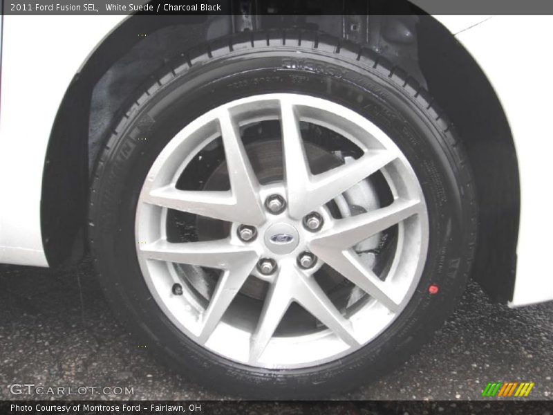 White Suede / Charcoal Black 2011 Ford Fusion SEL