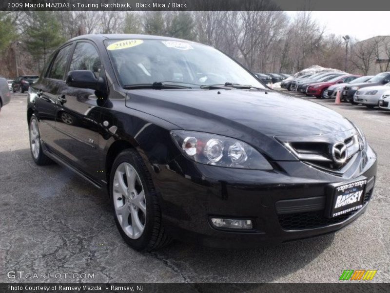 Black Mica / Black 2009 Mazda MAZDA3 s Touring Hatchback