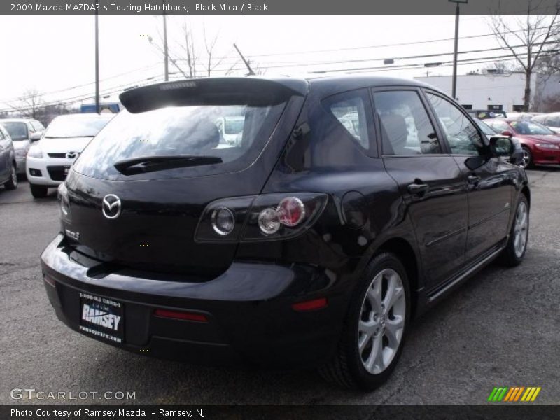 Black Mica / Black 2009 Mazda MAZDA3 s Touring Hatchback