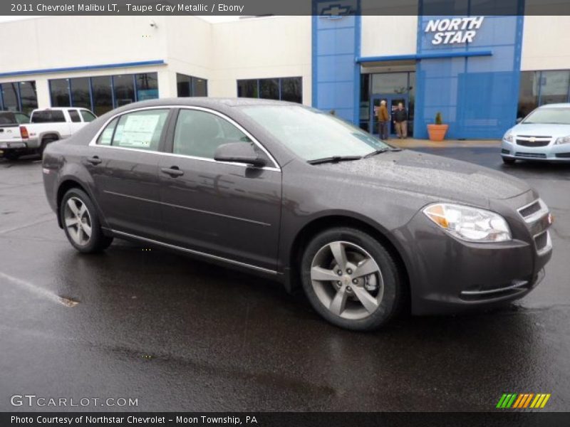 Taupe Gray Metallic / Ebony 2011 Chevrolet Malibu LT