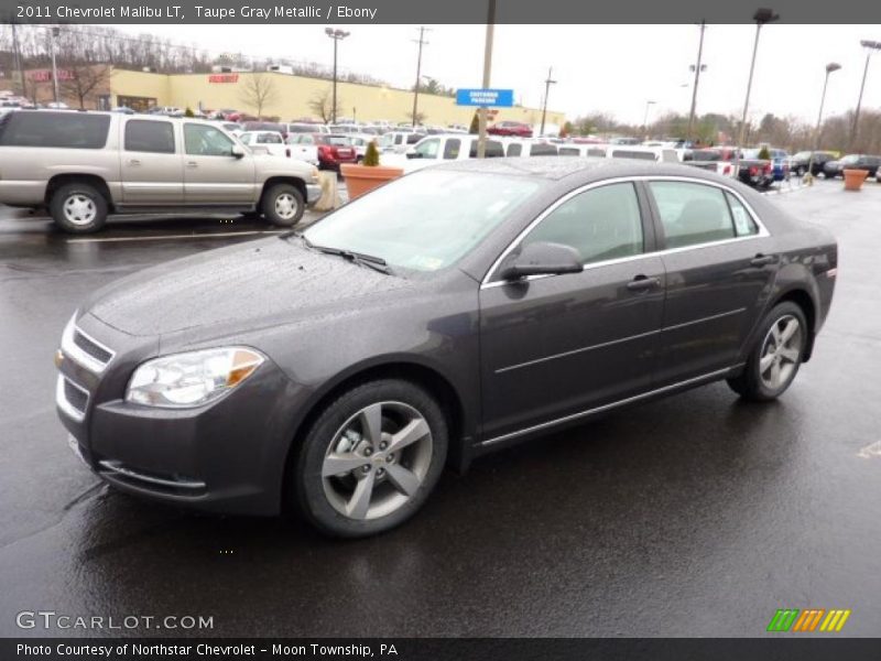Taupe Gray Metallic / Ebony 2011 Chevrolet Malibu LT