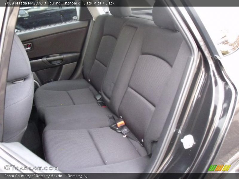  2009 MAZDA3 s Touring Hatchback Black Interior