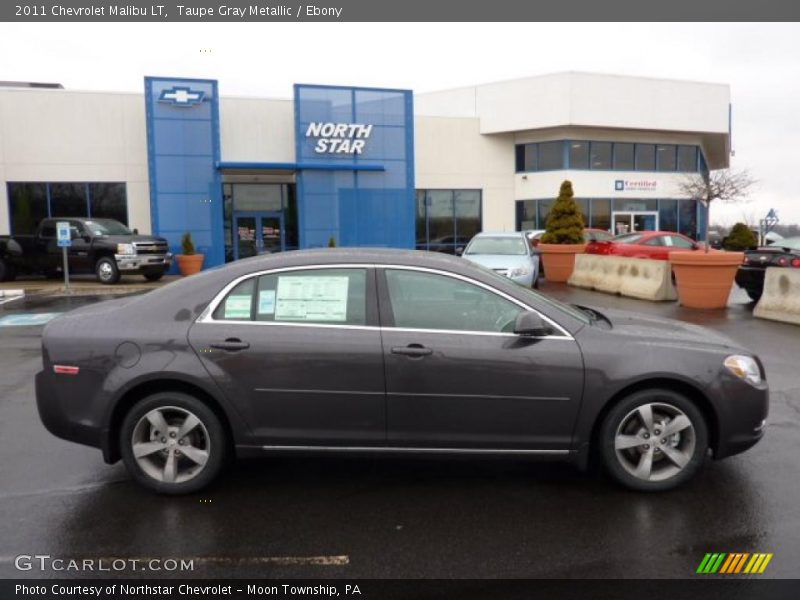 Taupe Gray Metallic / Ebony 2011 Chevrolet Malibu LT