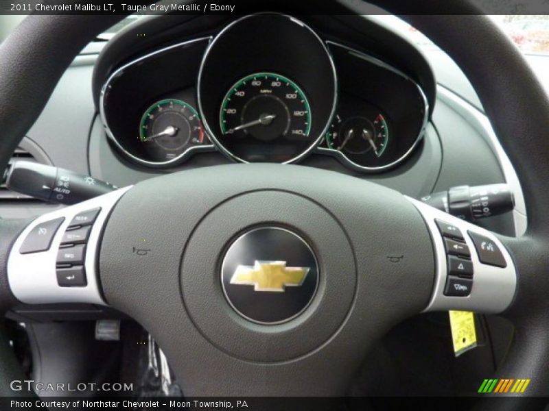 Taupe Gray Metallic / Ebony 2011 Chevrolet Malibu LT