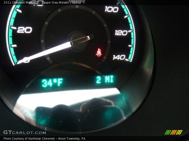 Taupe Gray Metallic / Ebony 2011 Chevrolet Malibu LT