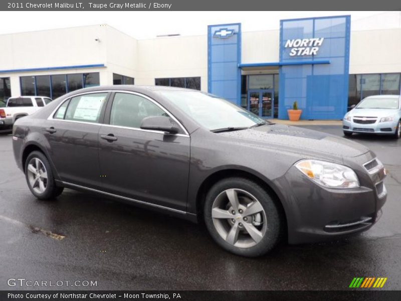 Taupe Gray Metallic / Ebony 2011 Chevrolet Malibu LT
