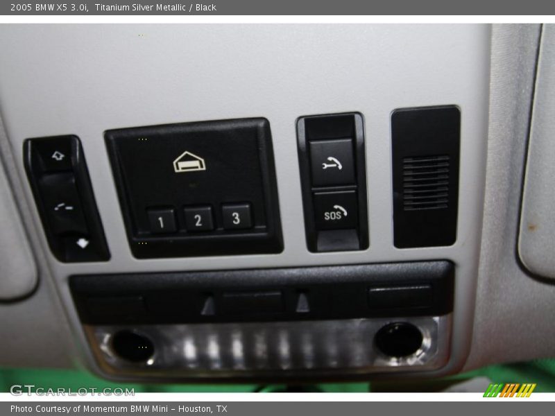 Titanium Silver Metallic / Black 2005 BMW X5 3.0i