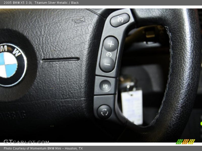 Titanium Silver Metallic / Black 2005 BMW X5 3.0i