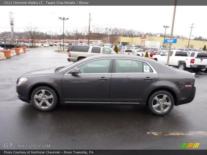 Taupe Gray Metallic / Ebony 2011 Chevrolet Malibu LT