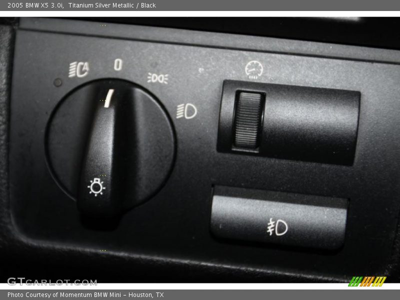 Titanium Silver Metallic / Black 2005 BMW X5 3.0i