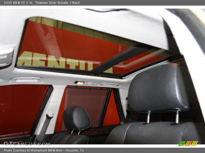 Titanium Silver Metallic / Black 2005 BMW X5 3.0i