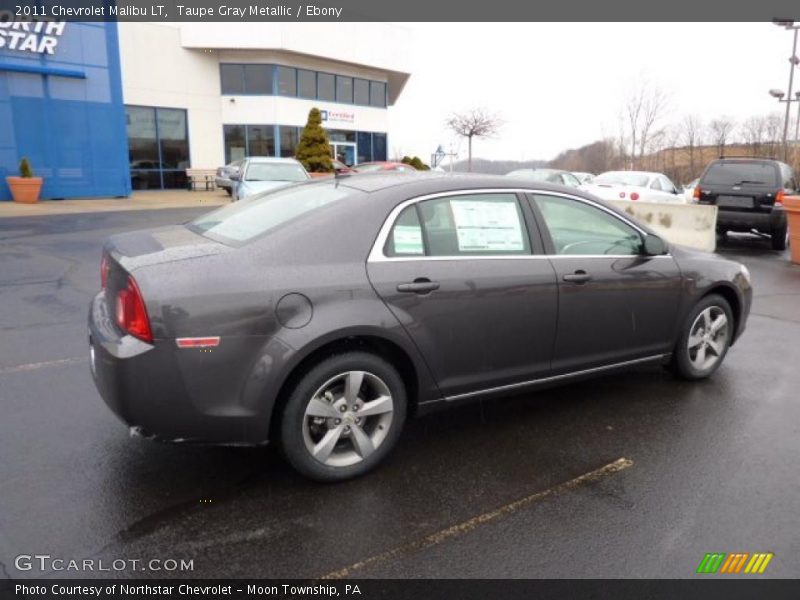 Taupe Gray Metallic / Ebony 2011 Chevrolet Malibu LT
