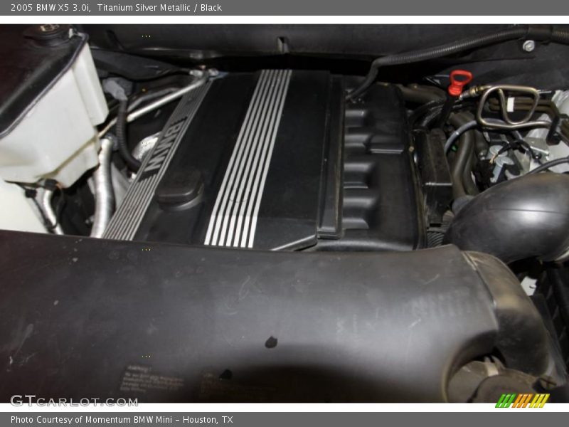 Titanium Silver Metallic / Black 2005 BMW X5 3.0i