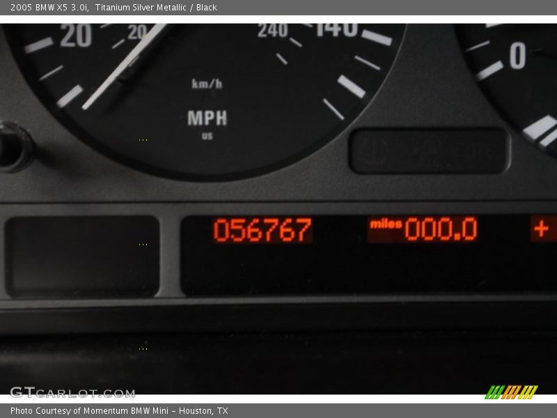Titanium Silver Metallic / Black 2005 BMW X5 3.0i