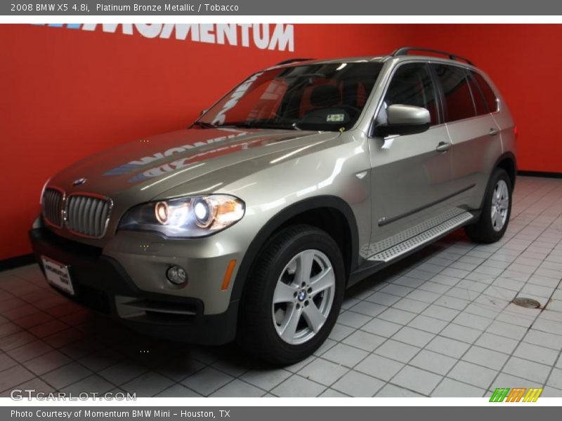 Platinum Bronze Metallic / Tobacco 2008 BMW X5 4.8i