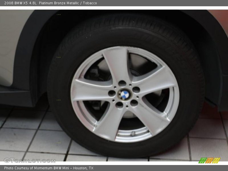 Platinum Bronze Metallic / Tobacco 2008 BMW X5 4.8i