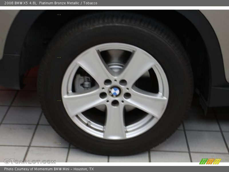 Platinum Bronze Metallic / Tobacco 2008 BMW X5 4.8i