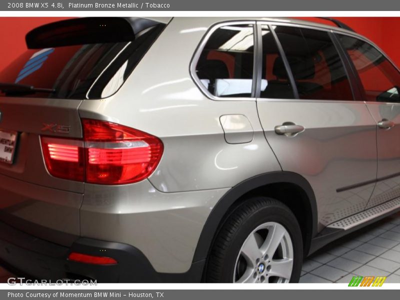 Platinum Bronze Metallic / Tobacco 2008 BMW X5 4.8i