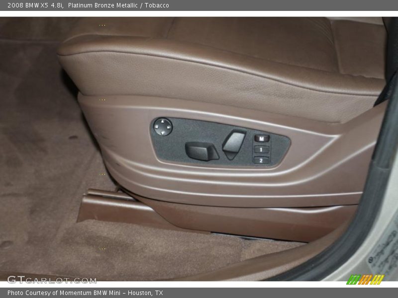 Platinum Bronze Metallic / Tobacco 2008 BMW X5 4.8i