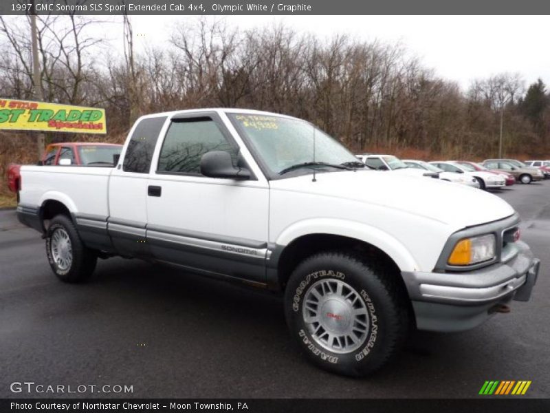  1997 Sonoma SLS Sport Extended Cab 4x4 Olympic White