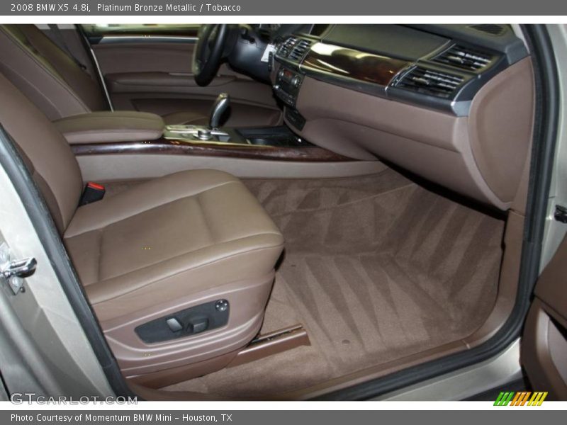Platinum Bronze Metallic / Tobacco 2008 BMW X5 4.8i