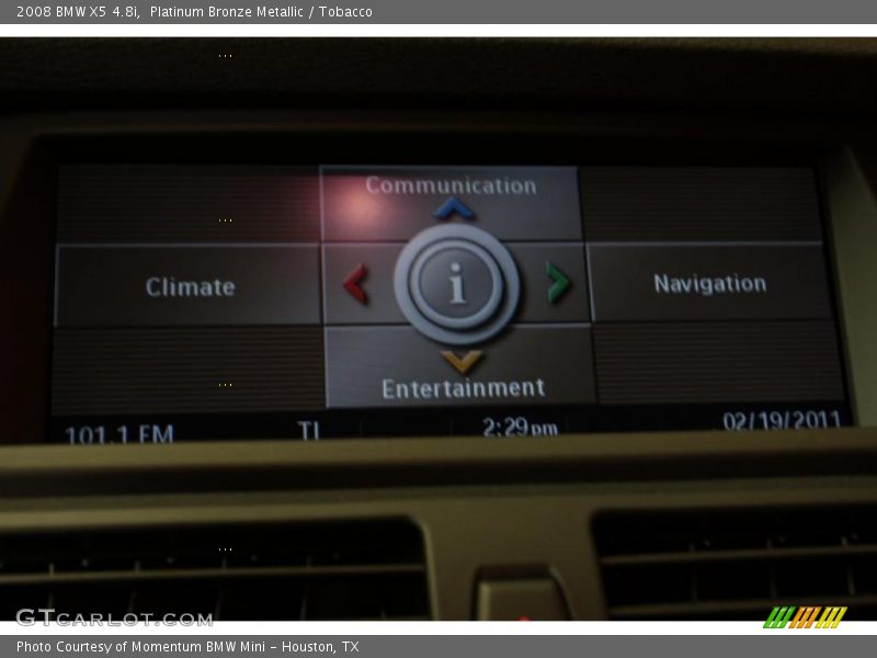 Platinum Bronze Metallic / Tobacco 2008 BMW X5 4.8i