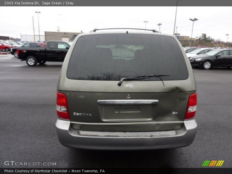 Sage Green / Gray 2003 Kia Sedona EX
