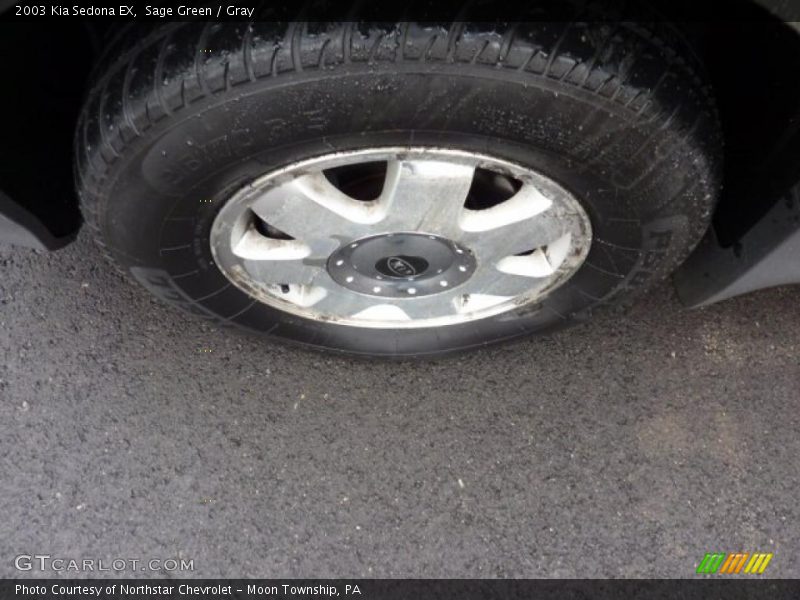 Sage Green / Gray 2003 Kia Sedona EX